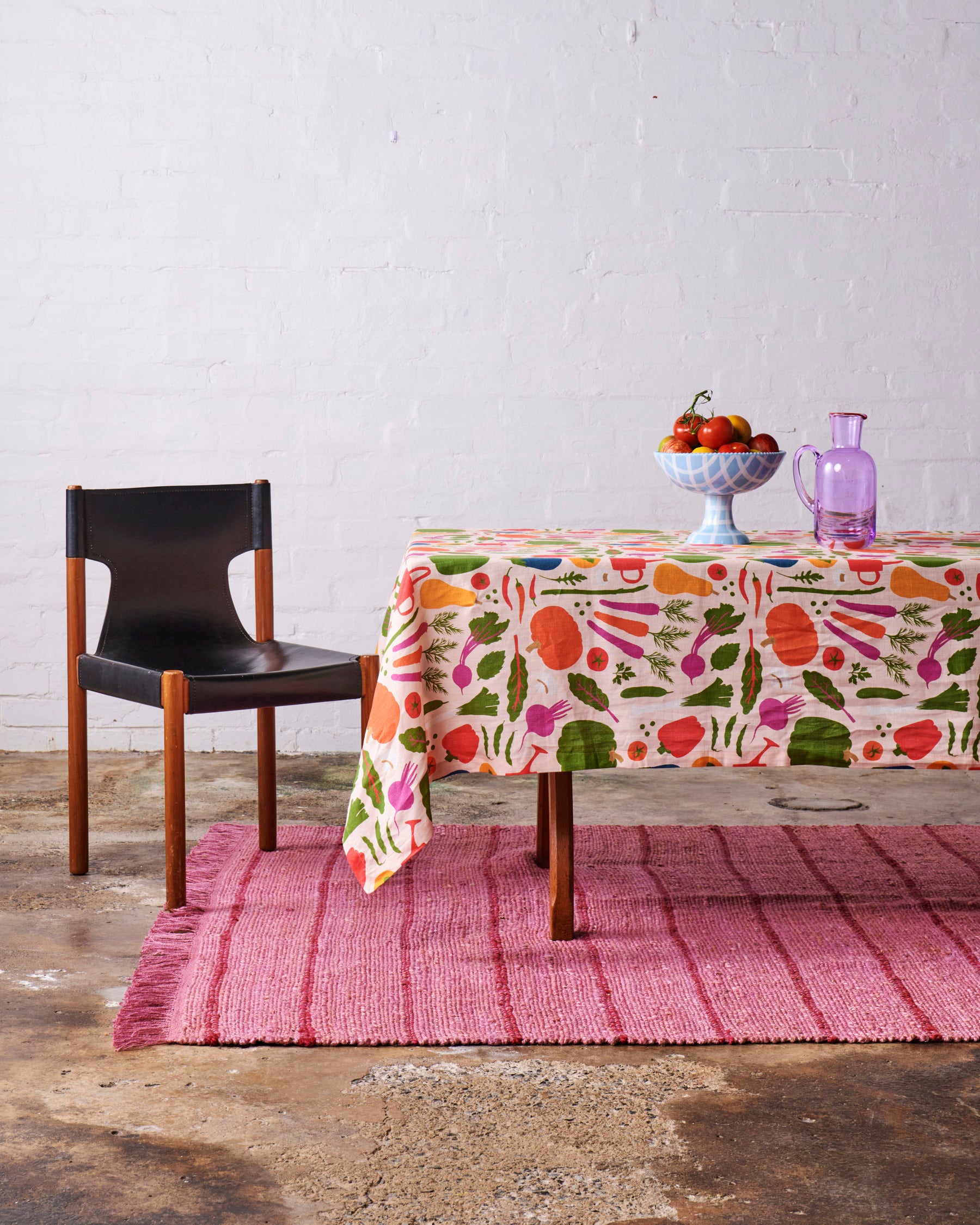 Premium Kip&Co x Stephanie Alexander Linen Tablecloth - Stephanie's Harvest Collection - Elegant Dining & Outdoor Picnic Table Cover for Home & Parties