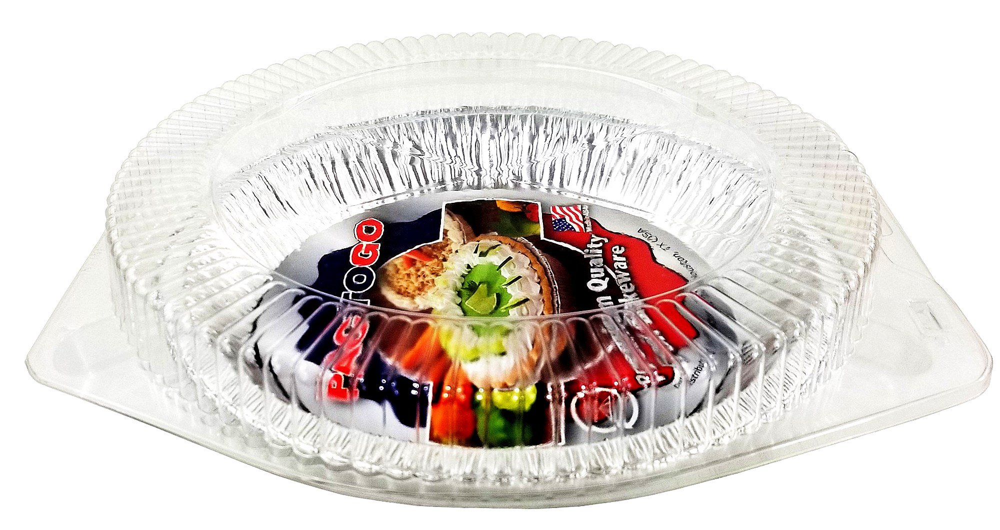 Premium Disposable Aluminum Foil Pie Pans - 9-5/8