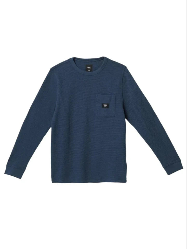 Vans Boys' Pocket Thermal Long Sleeve T-Shirt - Warm & Stylish for Winter Playdates & Outdoor Adventures