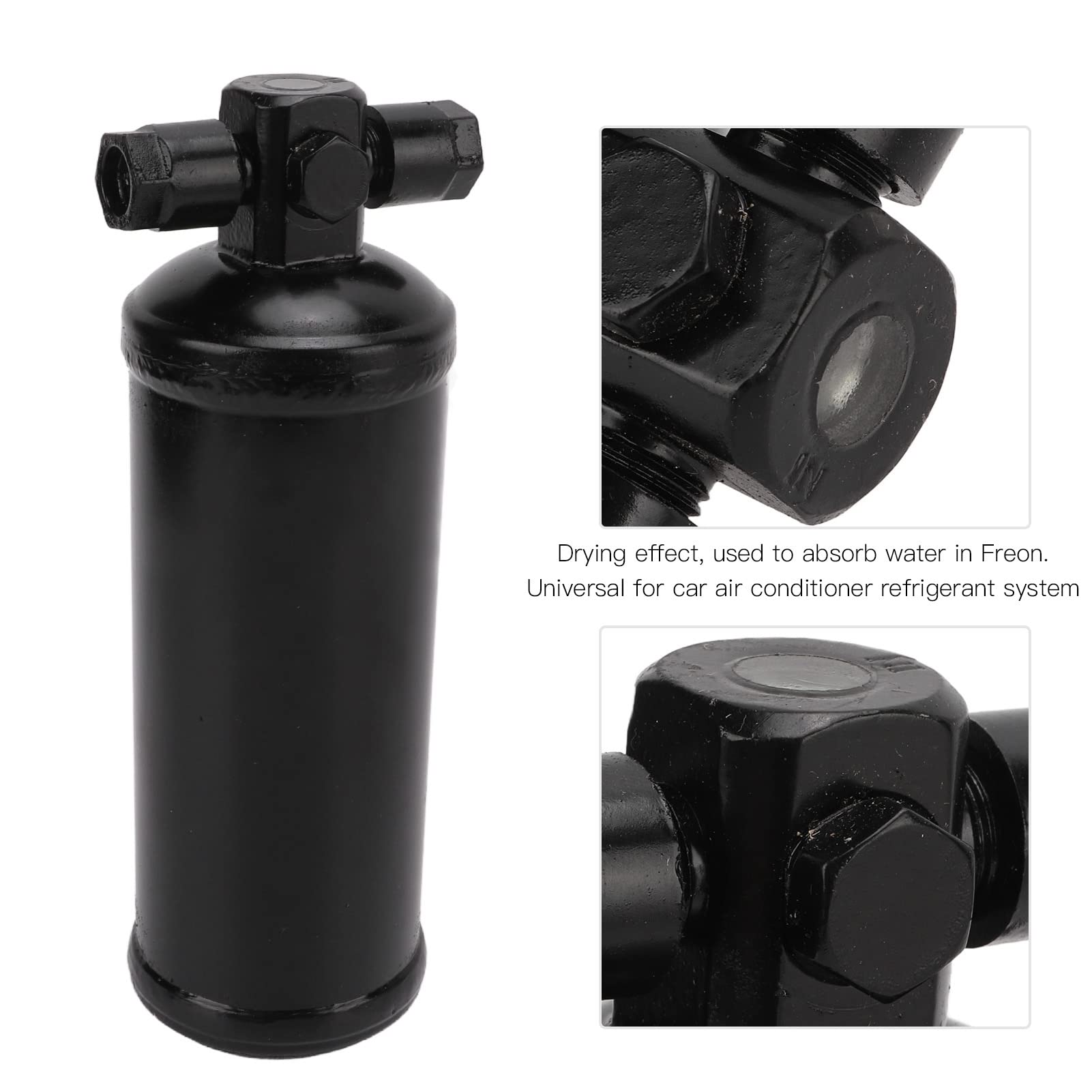 Universal AC Receiver Drier - Car Air Conditioner Filter Dryer for Refrigerant System | Perfect for Auto AC Repair & Maintenance