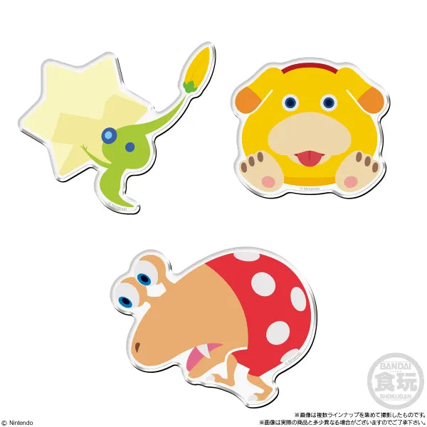 Bandai Shokugan Chara Magnet Pikmin Boxed Set - 14 Collectible Trading Figures for Anime Fans & Nintendo Lovers | Perfect for Display, Gifts & Pikmin Collections