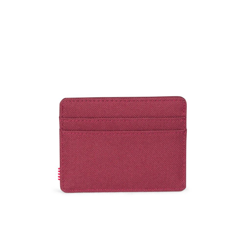 Herschel Charlie Wallet for Men & Women - Slim RFID Blocking Bifold Wallet in Windsor Wine | Perfect for Travel, Work & Everyday Use