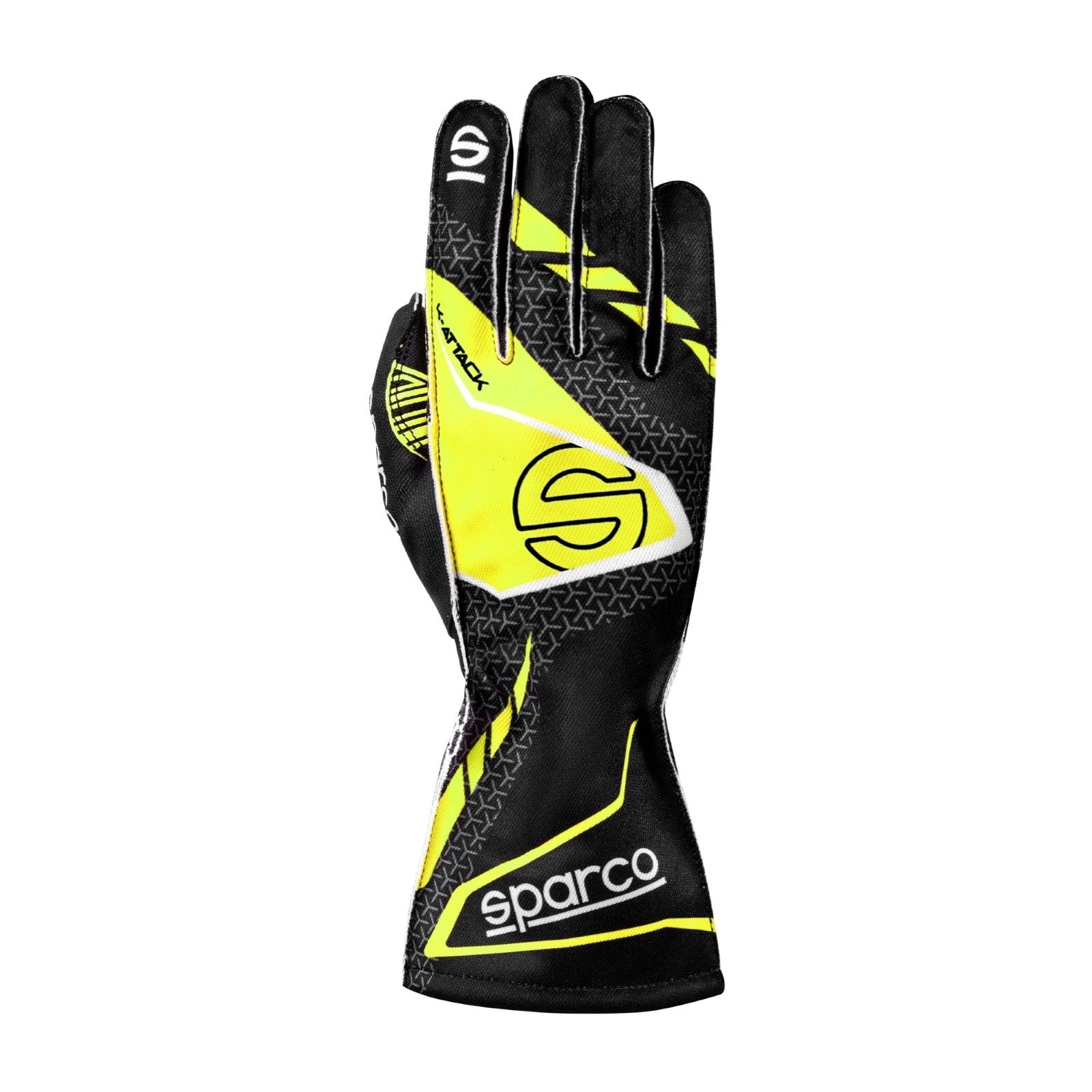 SPARCO K ATTACK (2025) Racing Gloves - Professional Motorsport Driving Gloves for Karting, Track Racing & Performance Driving - Breathable & Comfortable Grip
