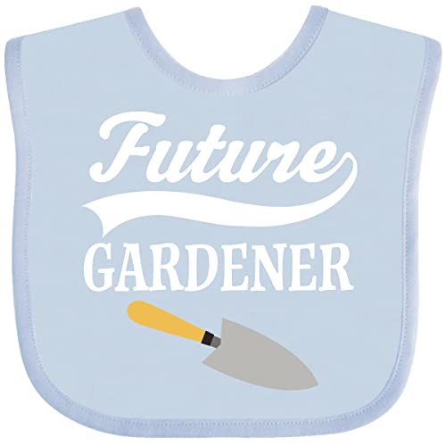 Inktastic Future Gardener Baby Bib - Cute Gardening-Themed Drool Bib for Toddlers & Infants - Perfect for Outdoor Play, Gardening Activities & Mealtime Mess Protection