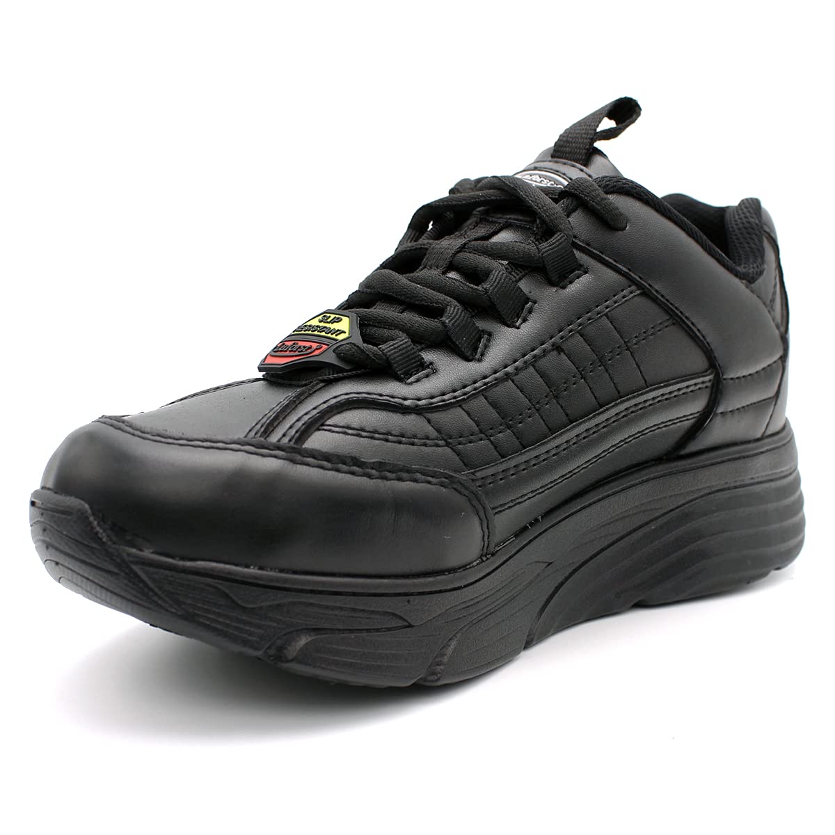 Laforst Women's Foley Xtreme Comfort Non-Slip Work Sneakers with Free Socks - Lightweight Slip Resistant Shoes for Nurses, Waitresses & Healthcare Workers