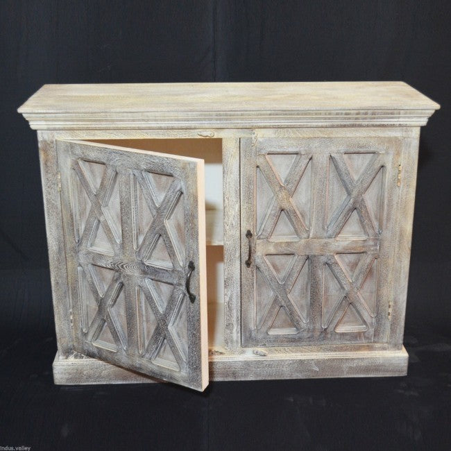 French Style Solid Wood Sideboard - Elegant Buffet Cabinet for Dining Room, Living Room & Entryway Storage