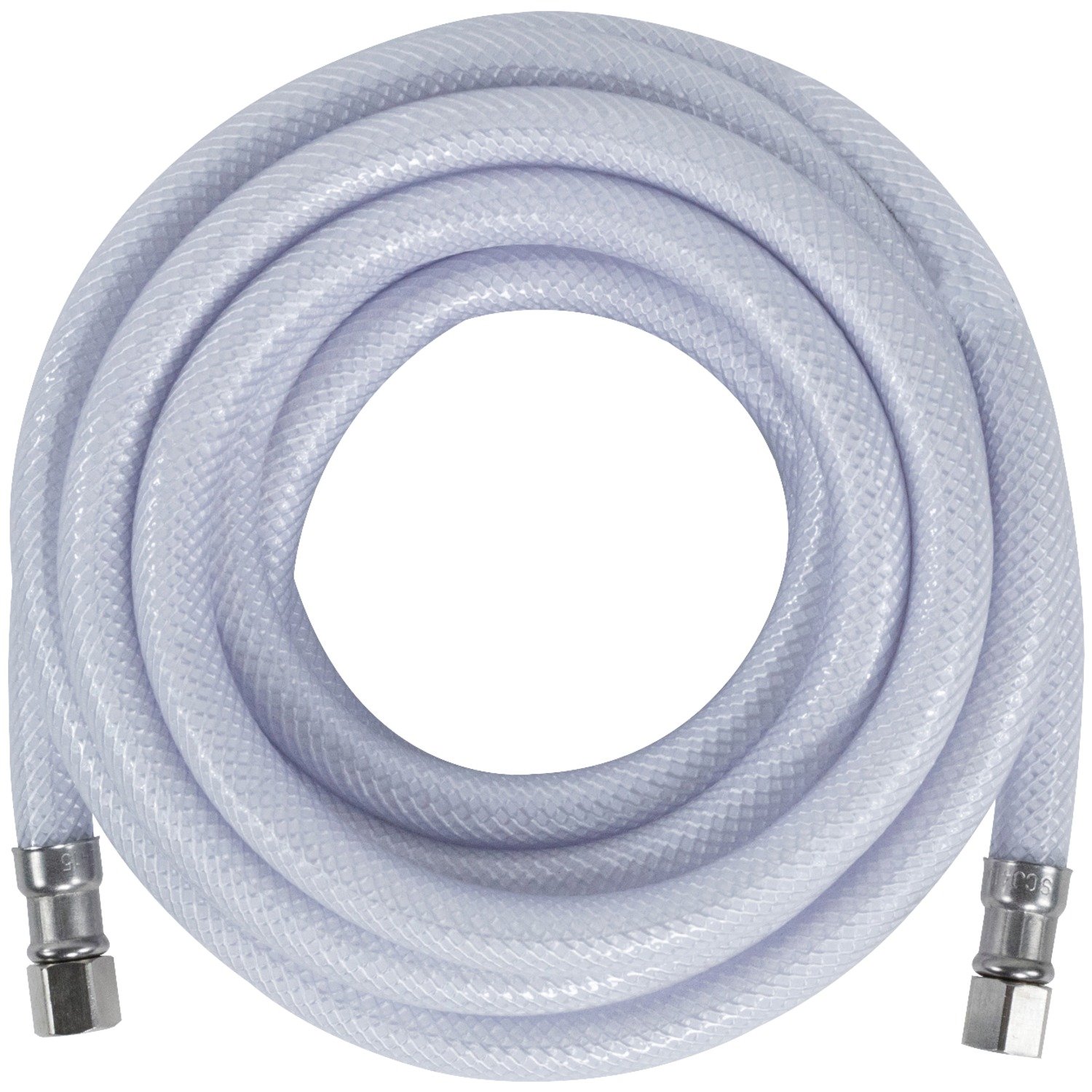 Certified Appliance Accessories Ice Maker Water Line - 15ft Polyester-Reinforced PVC Tubing for Refrigerators (White) - Perfect for Home, Office, and Commercial Use