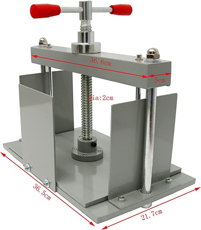 TechTongda Heavy Duty Manual Paper Press Machine - 1500kg/3306lbs Pressure for A4 Bookbinding, Office Documents & Invoice Flattening - Perfect for Book Restoration, Crafting & Professional Binding