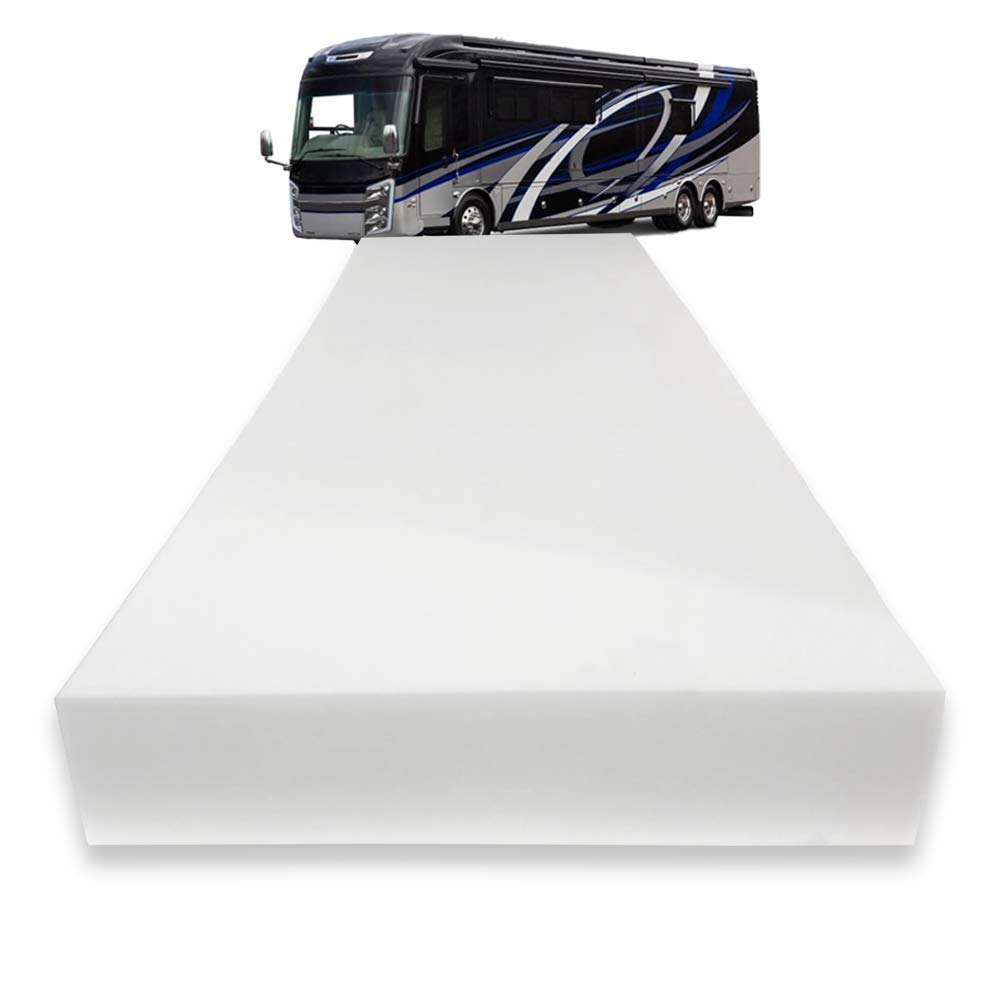 Foamma 8” x 30” x 80” High-Density RV Bunk Mattress Foam Replacement - CertiPUR-US Certified, Made in USA - Comfortable Camper & Travel Trailer Bed Foam for Better Sleep - Perfect for Road Trips, Camping Adventures & RV Living