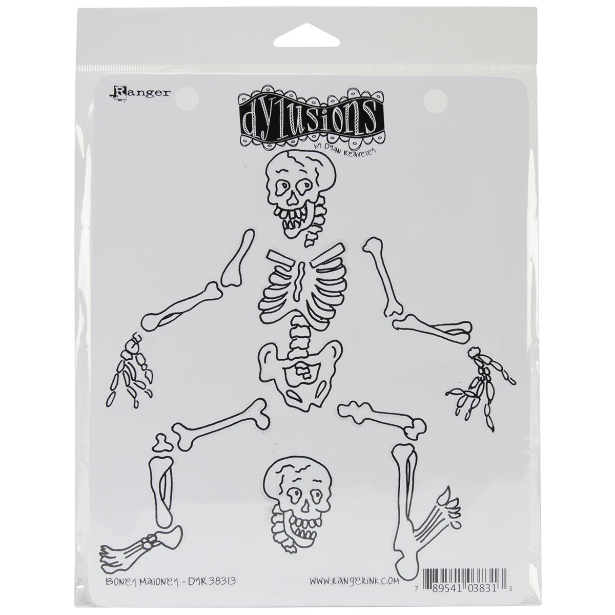 Ranger Boney Maloney Cling Stamps - 8.5x7