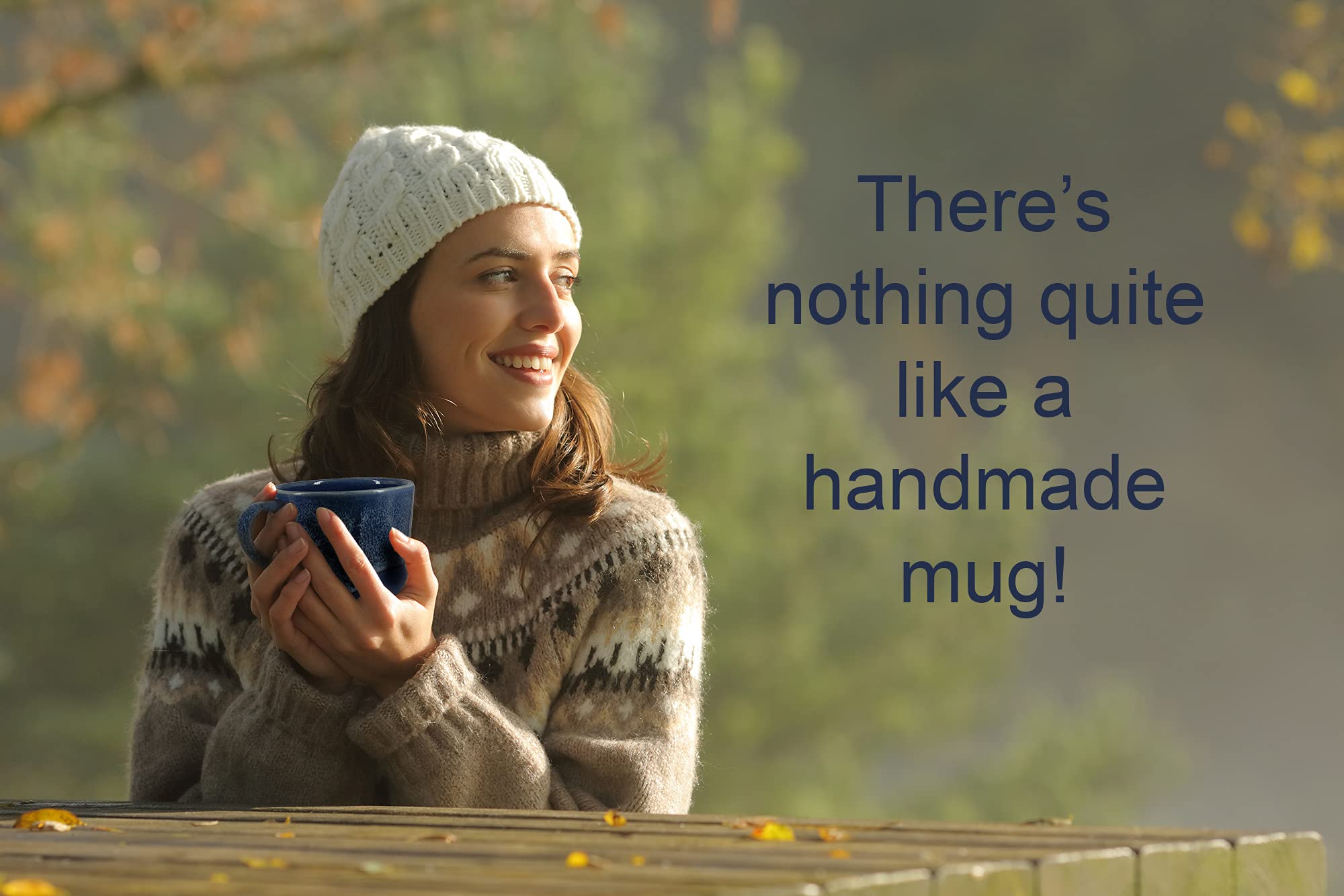 Handmade Ceramic Coffee Mug 14oz - Brown Swirl Design, Perfect for Home, Office & Gifts - Durable & Stylish Drinking Cup for Hot Beverages
