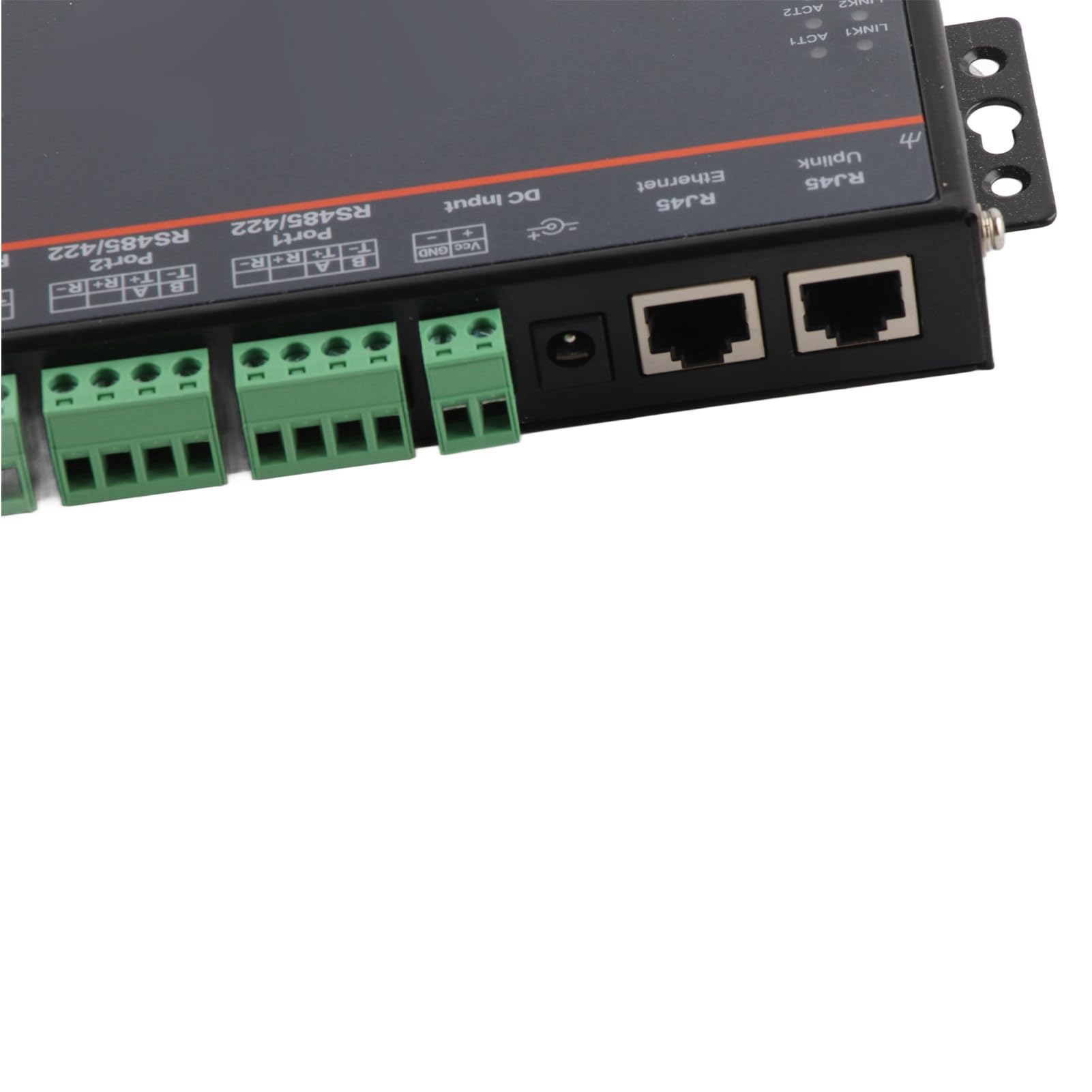 XTevu 4-Port Serial to Ethernet Converter - Industrial RS485/422 to TCP/IP Adapter with 5-36V Power for PLC, CNC, and Factory Automation - Perfect for Remote Device Management and Industrial Control Systems