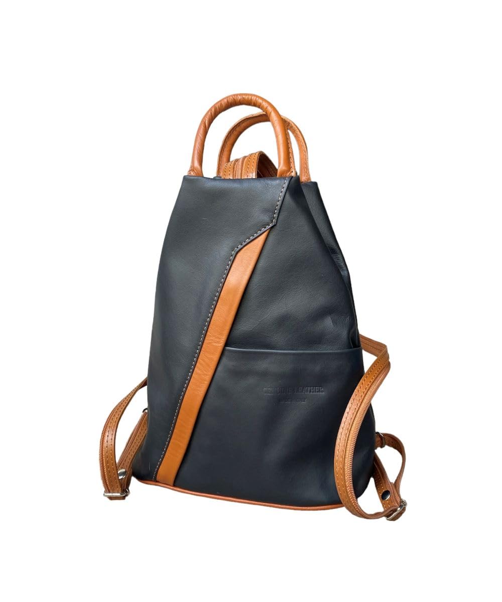 Stylish Convertible Leather Backpack Purse for Women - Durable & Versatile Crossbody Bag for Travel, Work & Daily Use