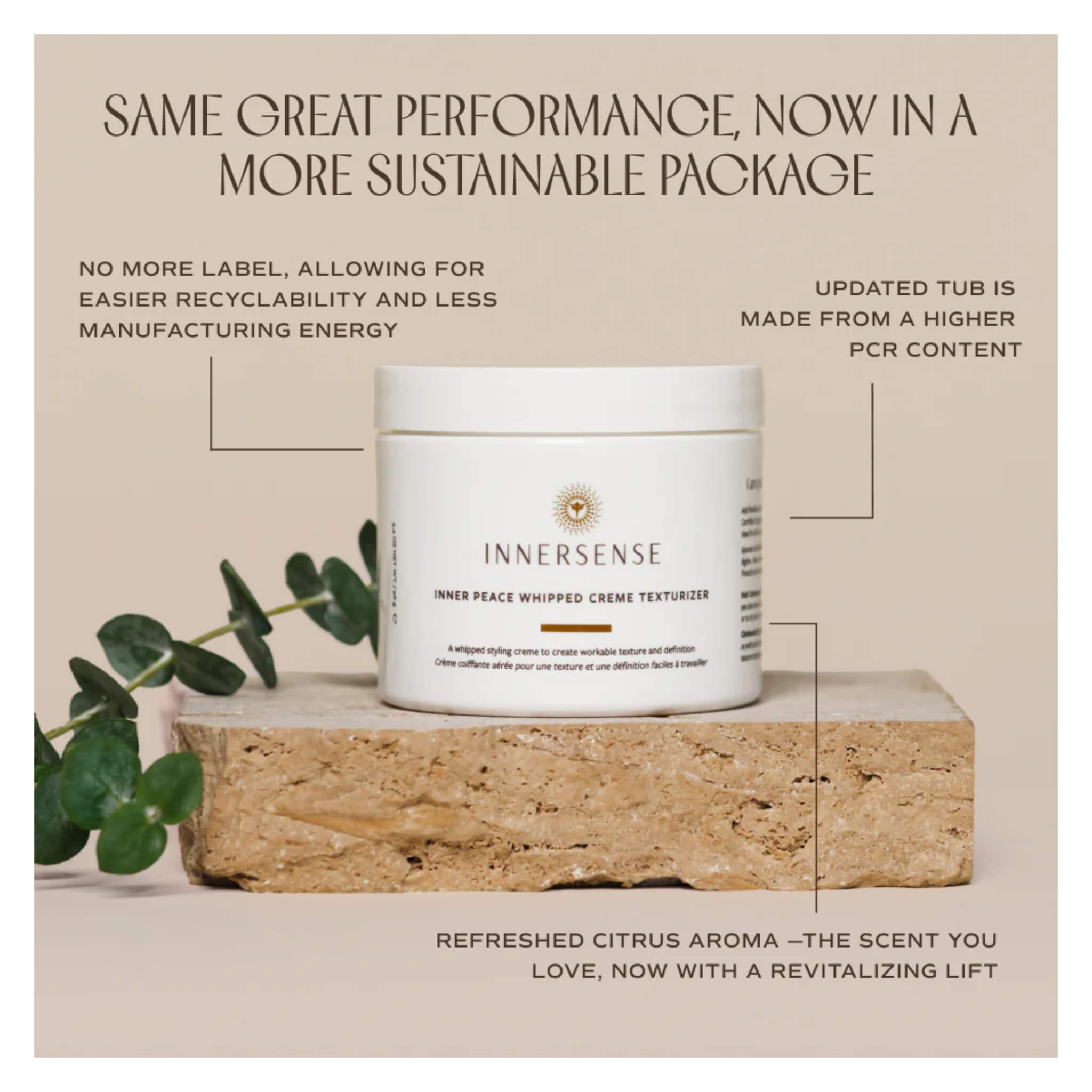 Inner Peace Whipped Creme Texturizer for Curly Hair - Lightweight Styling Cream for Frizz Control & Defined Curls - Perfect for Natural Hair Care & Daily Styling Routine