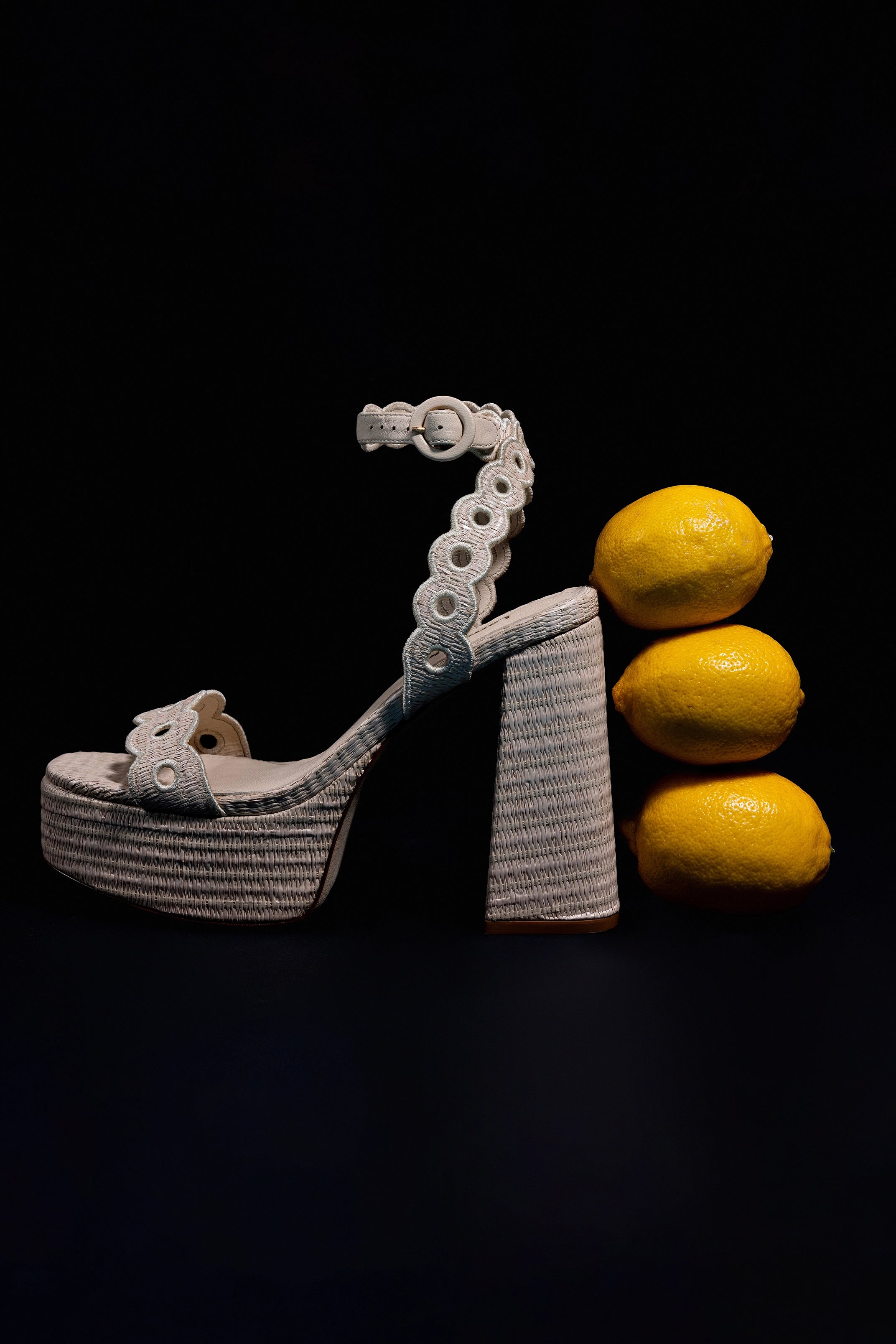 Natural Raffia Dolly Broderie Sandal - Women's Comfortable Handmade Summer Sandals for Beach, Vacation & Casual Outfits