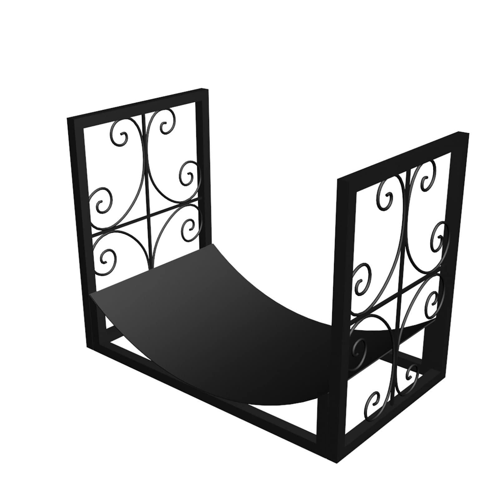 Heavy Duty Wrought Iron Firewood Rack - 18