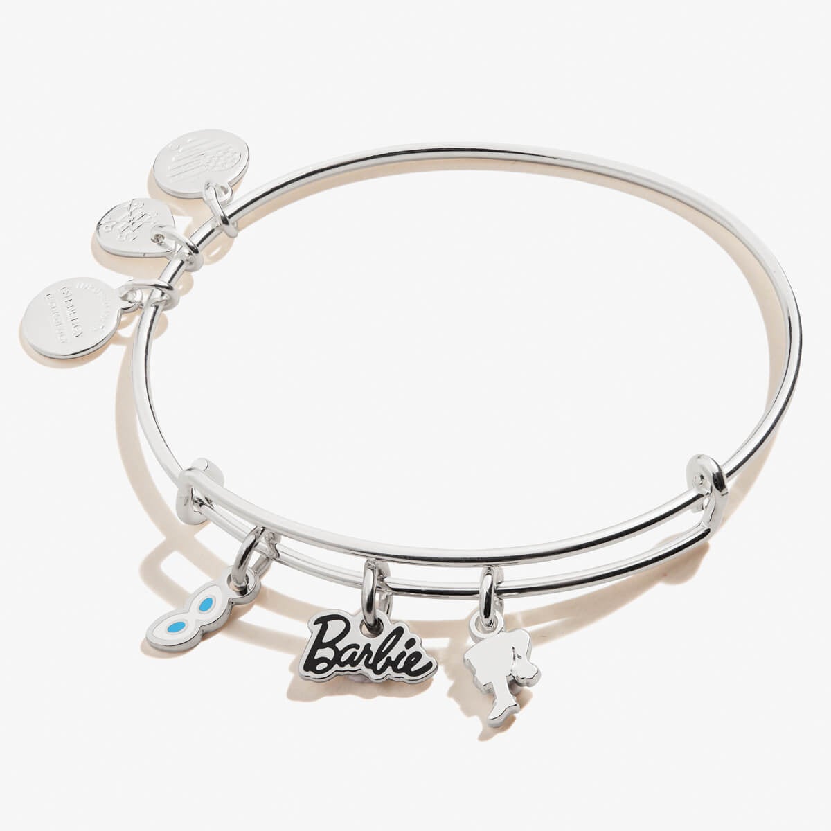 Barbie© Trio Charm Bangle Set - Fashion Jewelry for Girls & Women - Perfect for Parties, Gifts & Everyday Wear