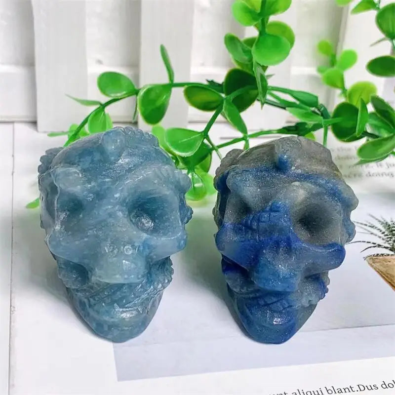 Hand Carved Natural Crystal Snake Head Skull Figurine - Quartz Animal Statue for Healing, Home Decor & Unique Gift (1pc) - Perfect for Meditation Spaces, Gothic Decor & Spiritual Healing Altars