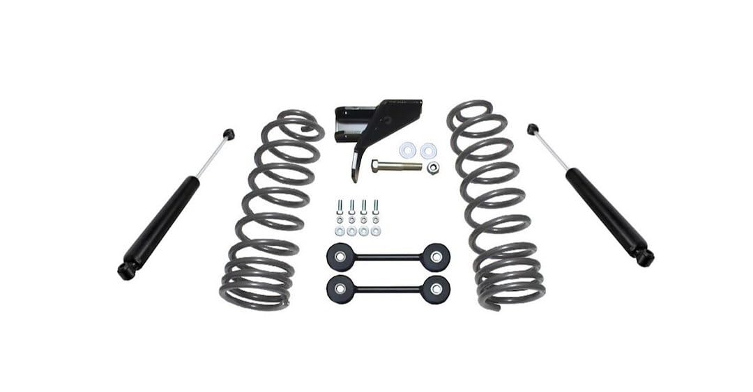 MaxTrac 202740 4-Inch Front & 2-Inch Rear Lowering Kit Box - Suspension Lowering Kit for Trucks & SUVs - Improve Handling & Stance