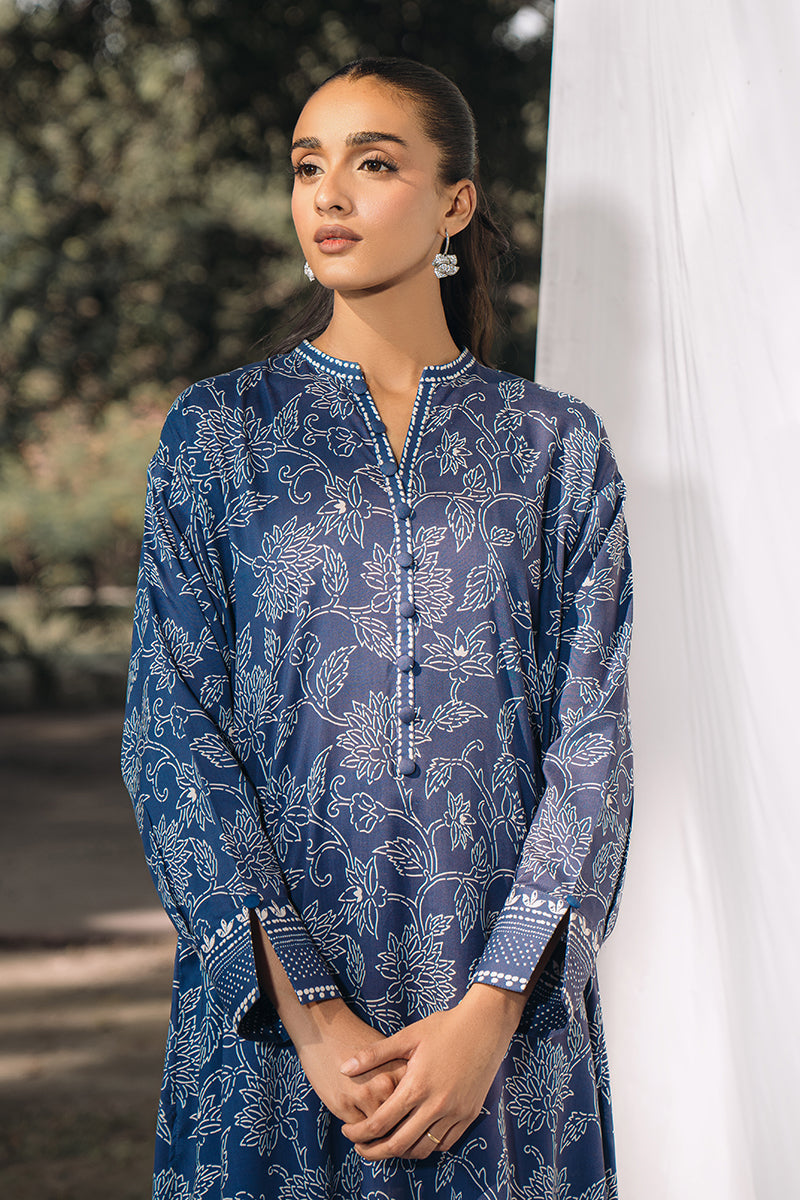 Midnight Mosaic 2-Piece Linen Suit for Women - Breathable Summer Outfit for Beach Weddings & Garden Parties