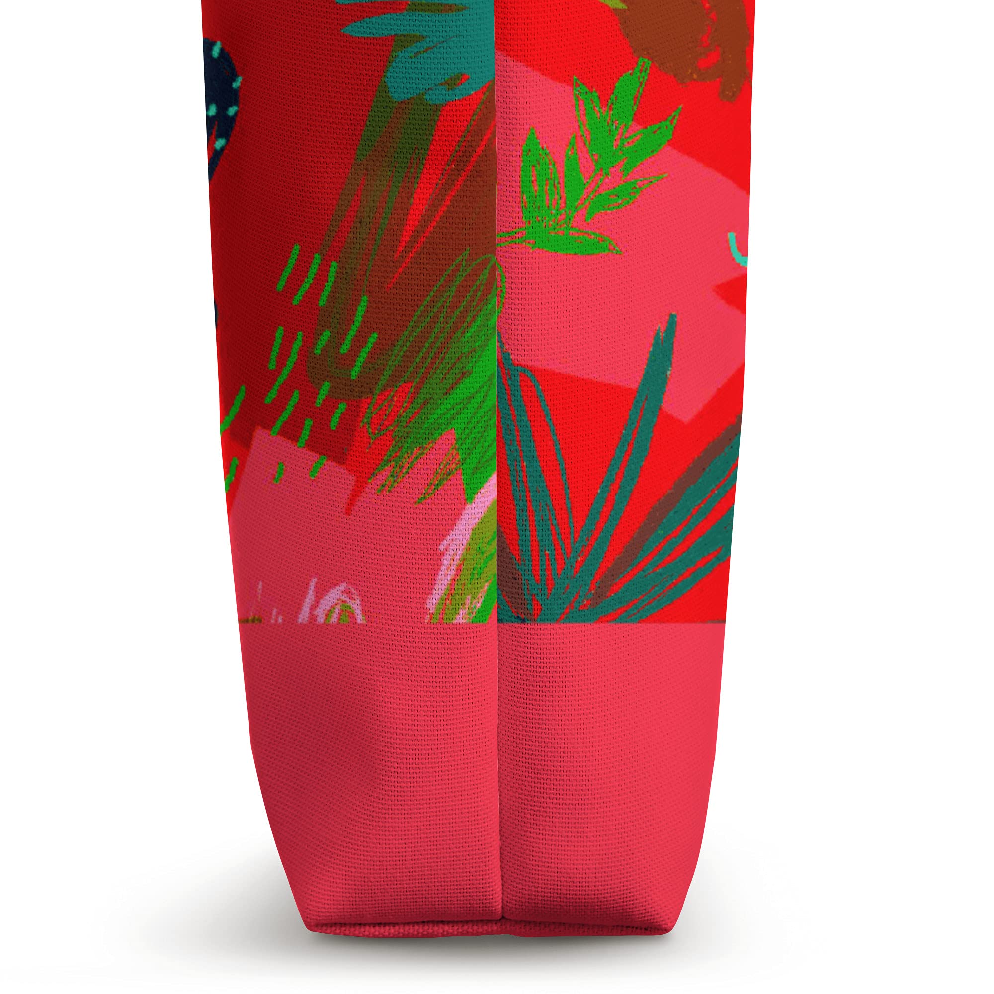 Stylish Tropical Print Tote Bag for Beach, Pool, Vacation & Outdoor Activities - Lightweight & Durable Carryall for Summer Travel, Shopping & Picnics