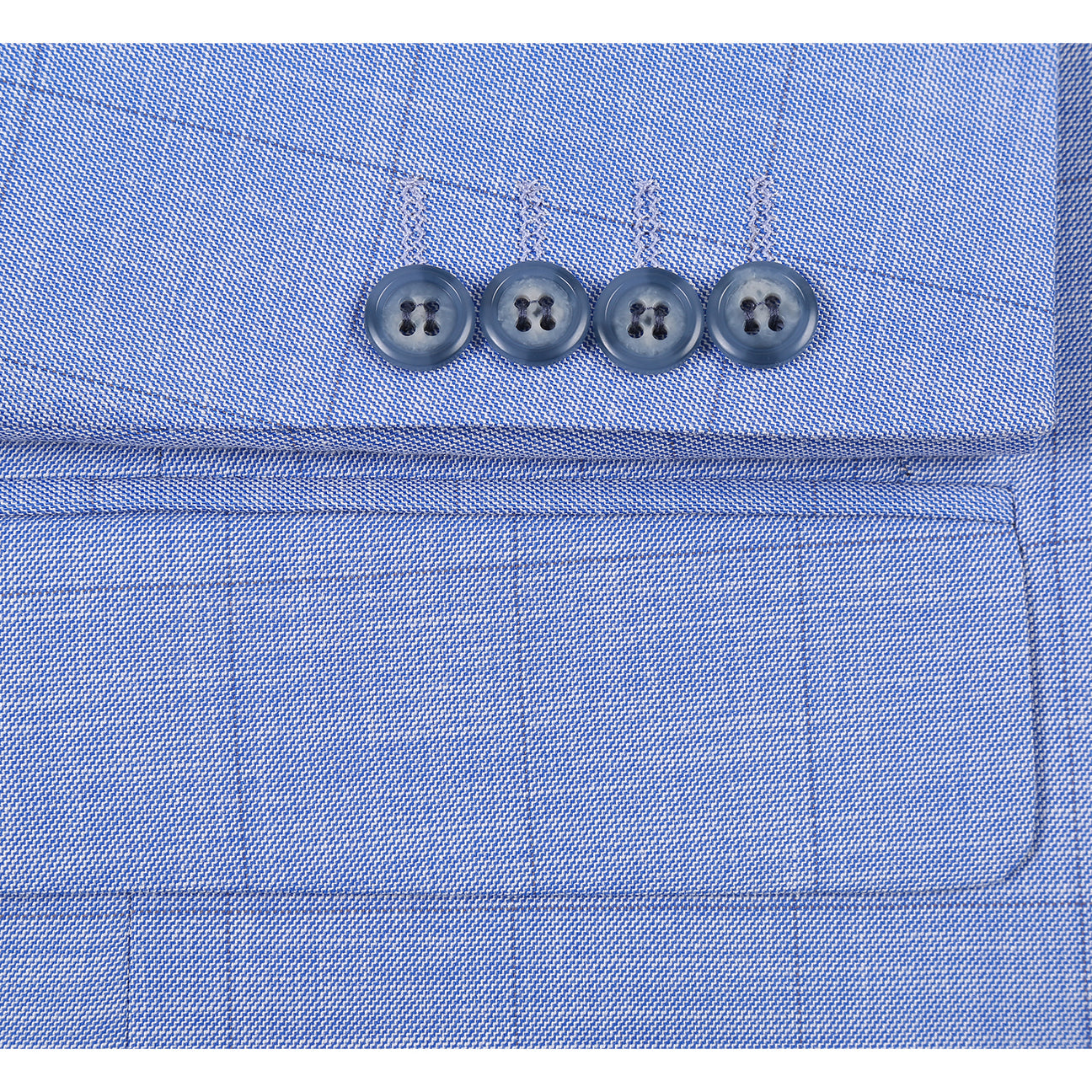 Renoir Alessandro Vitello Slim Fit Light Blue Suit for Men | Formal Business Attire & Wedding Occasions | Premium Quality Tailored Suit Jacket & Pants Set