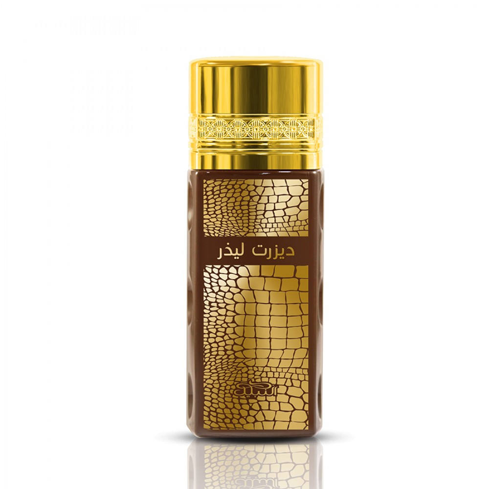 Desert Leather Eau de Parfum 100ml - Long Lasting Fragrance for Men & Women | Perfect for Date Night, Office & Special Occasions