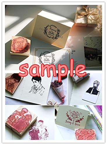 Custom Geisha Tea Ceremony Wooden Rubber Stamp - DIY Craft for Letters, Diary & Scrapbooking - Perfect for Handmade Cards, Gift Wrapping & Japanese-Themed Projects
