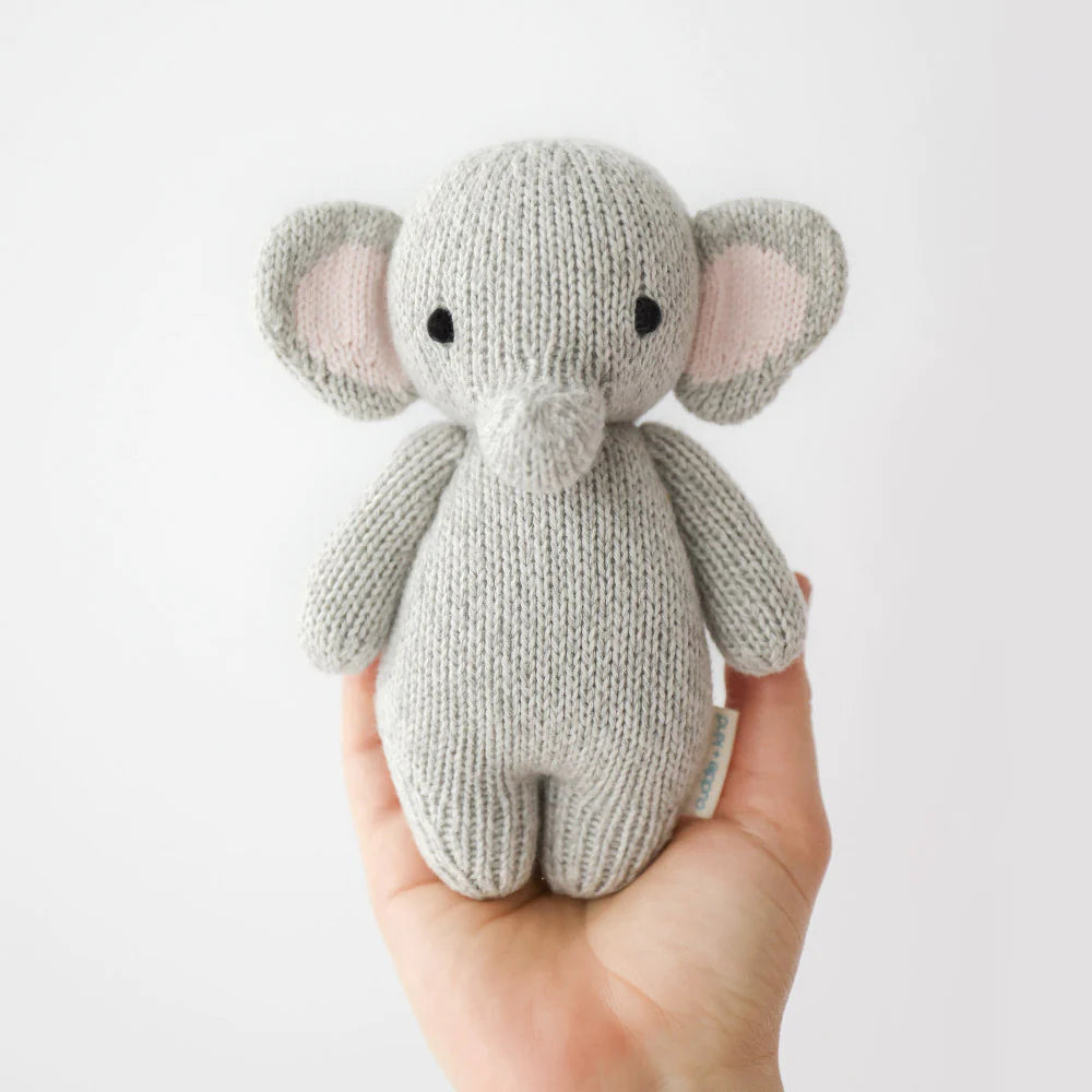 Cuddle Kind Baby Elephant Plush Toy - Soft & Huggable Stuffed Animal for Kids, Perfect for Gifts, Nursery Decor, and Comforting Sleep Companions