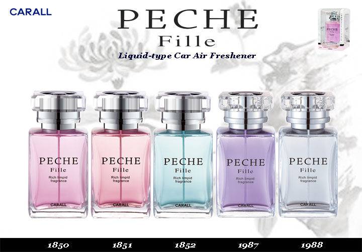 Premium Car Air Freshener - Peche Fille Rich Limpid Fragrance 268g | Long-Lasting Japanese Perfume for Cars & Home | Fresh Scent for Vehicles, Offices & Living Spaces