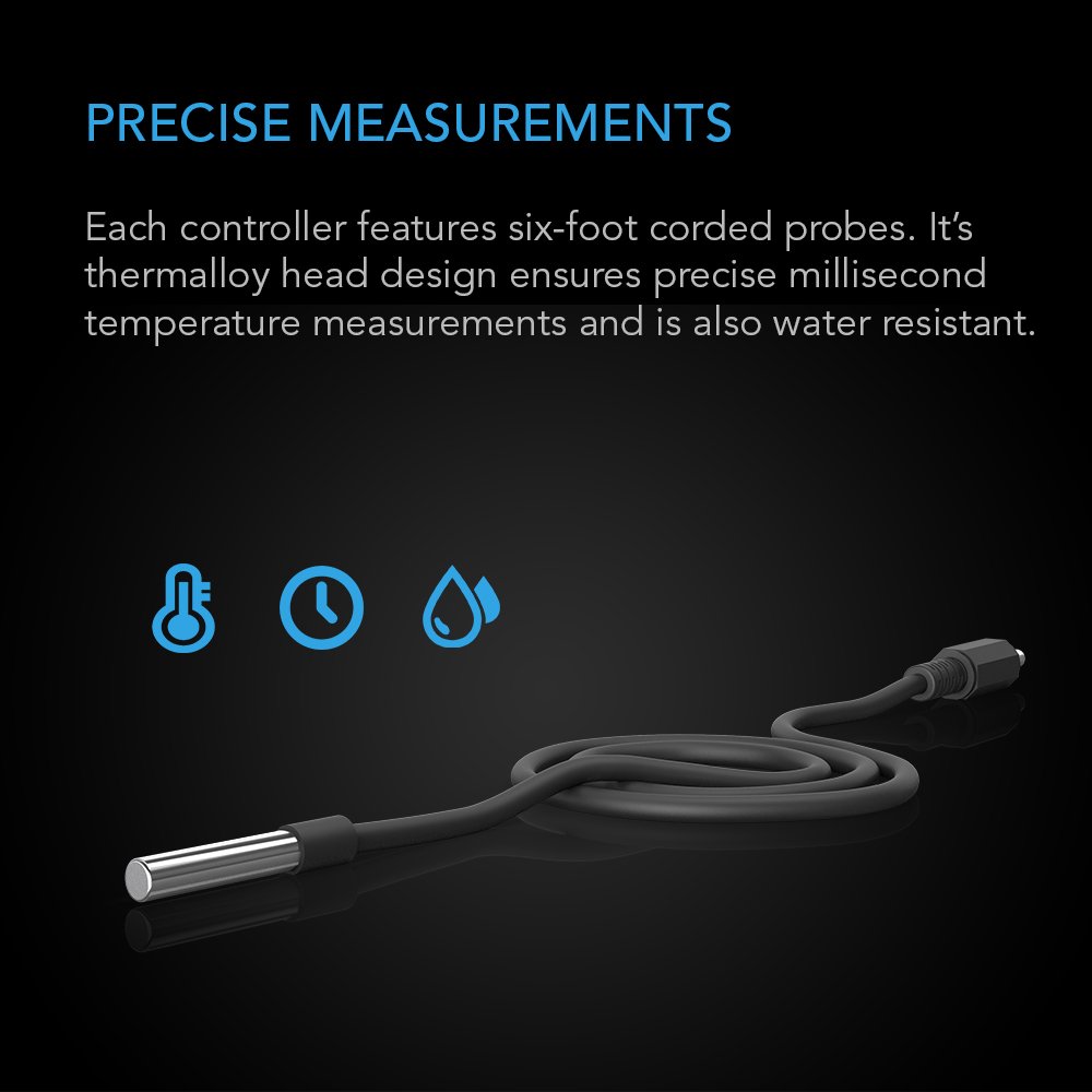 AC Infinity Controller 2 - Thermostat & Fan Speed Controller for Home Theater & AV Cabinets - Perfect for Media Cooling Systems