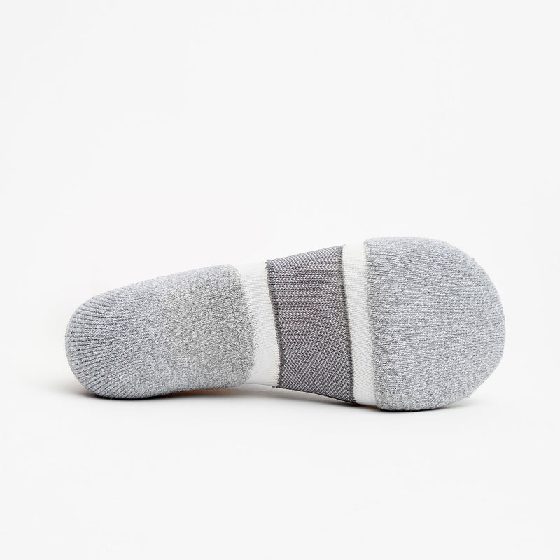 Thorlo Experia Micro Mini Unisex Running Socks - Lightweight Cushioned Athletic Socks for Men & Women (Grey) - Perfect for Jogging, Hiking & Everyday Wear