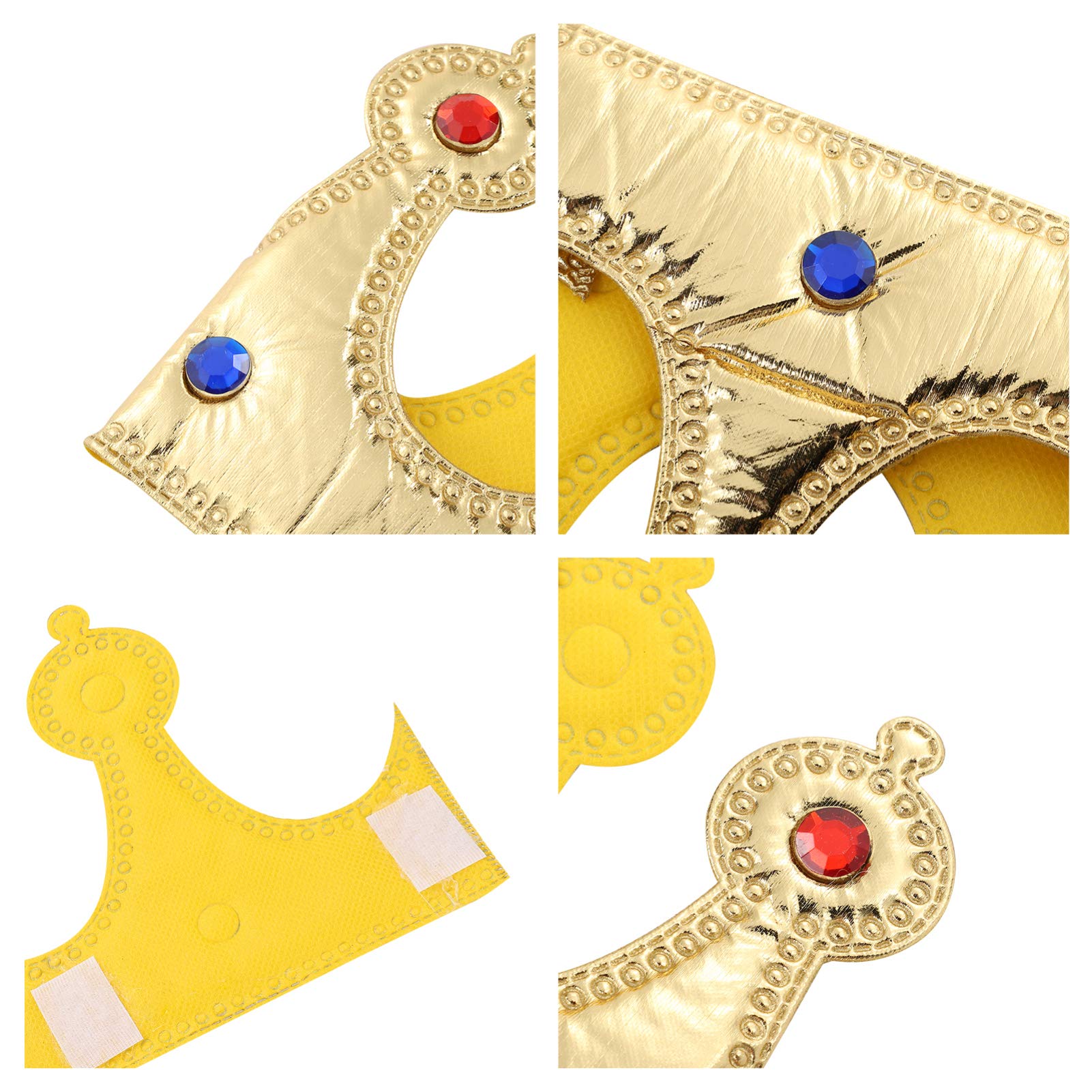 1pc Birthday King Crown for Kids - Adjustable Party Crown Hat for Boys & Girls - Perfect for Birthday Parties, Celebrations & Photo Props