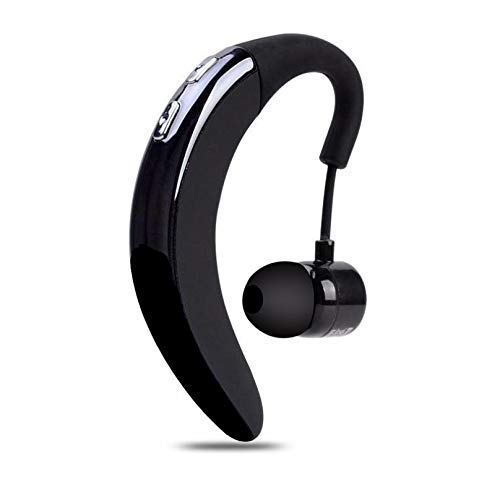 Wireless Bluetooth Earphones with Ear Hook - Compatible with Motorola Moto E6 Phone, Hands-Free Headset with Mic | Perfect for Running, Gym Workouts & Daily Commute