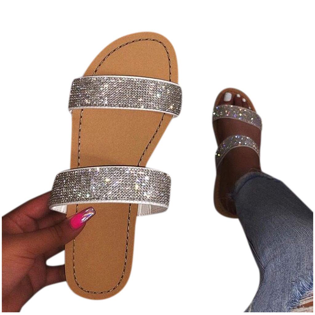 Women's Comfortable Bohemian Flat Sandals - Open Toe Flip Flops Roman Shoes for Casual Wear & Summer Beach Vacation | Perfect for Walking, Travel, and Outdoor Activities