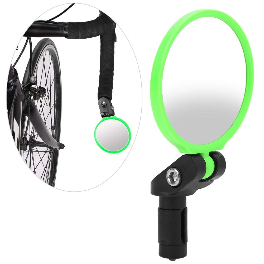Adjustable Angle Bike Handlebar Rearview Mirror - Universal Fit for 17-21mm Handlebars - Cycling Safety Mirror for Road & Mountain Bikes - Perfect for Commuting, Touring & Urban Riding