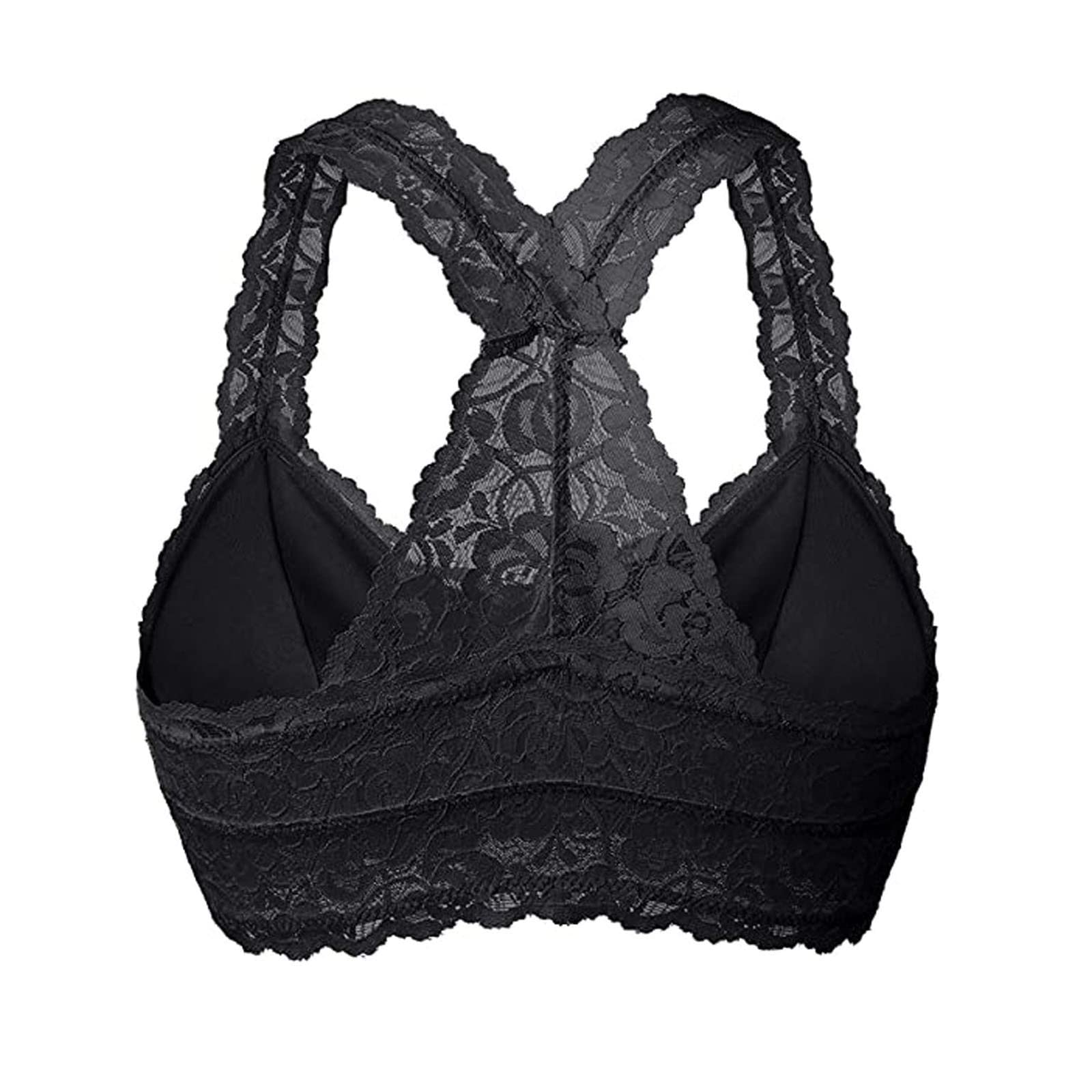 Strapless Bralette Bra for Women - Seamless Padded Sports Bra for Large Bust & Active Wear