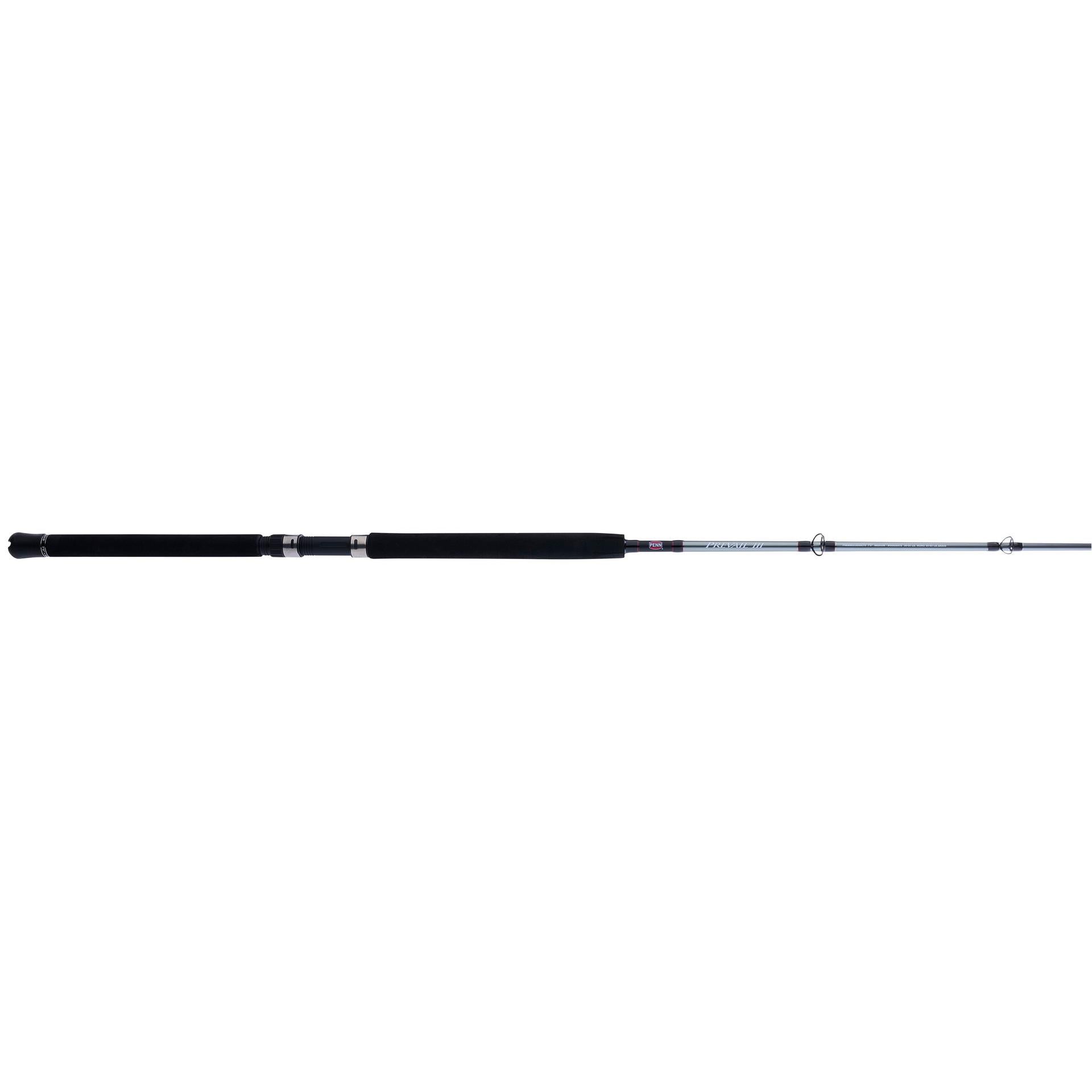 Prevail III Conventional Boat Fishing Rod - Heavy Duty Saltwater Offshore Trolling Rod for Big Game Fish - Perfect for Deep Sea Fishing, Tuna, Marlin, and Shark Angling