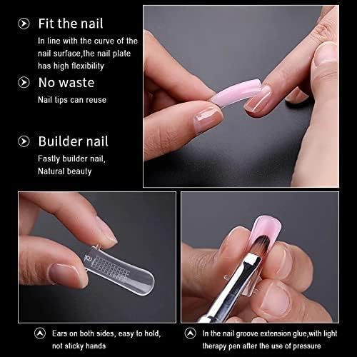 PROROOP 15ml/0.5oz Poly Extension Builder Gel - Professional Nail Strengthening Gel for DIY Manicures, Trendy Pink Polish with Long-Lasting Shine | Perfect for Home Nail Art, Salon-Quality Results & Gift Ideas for Women