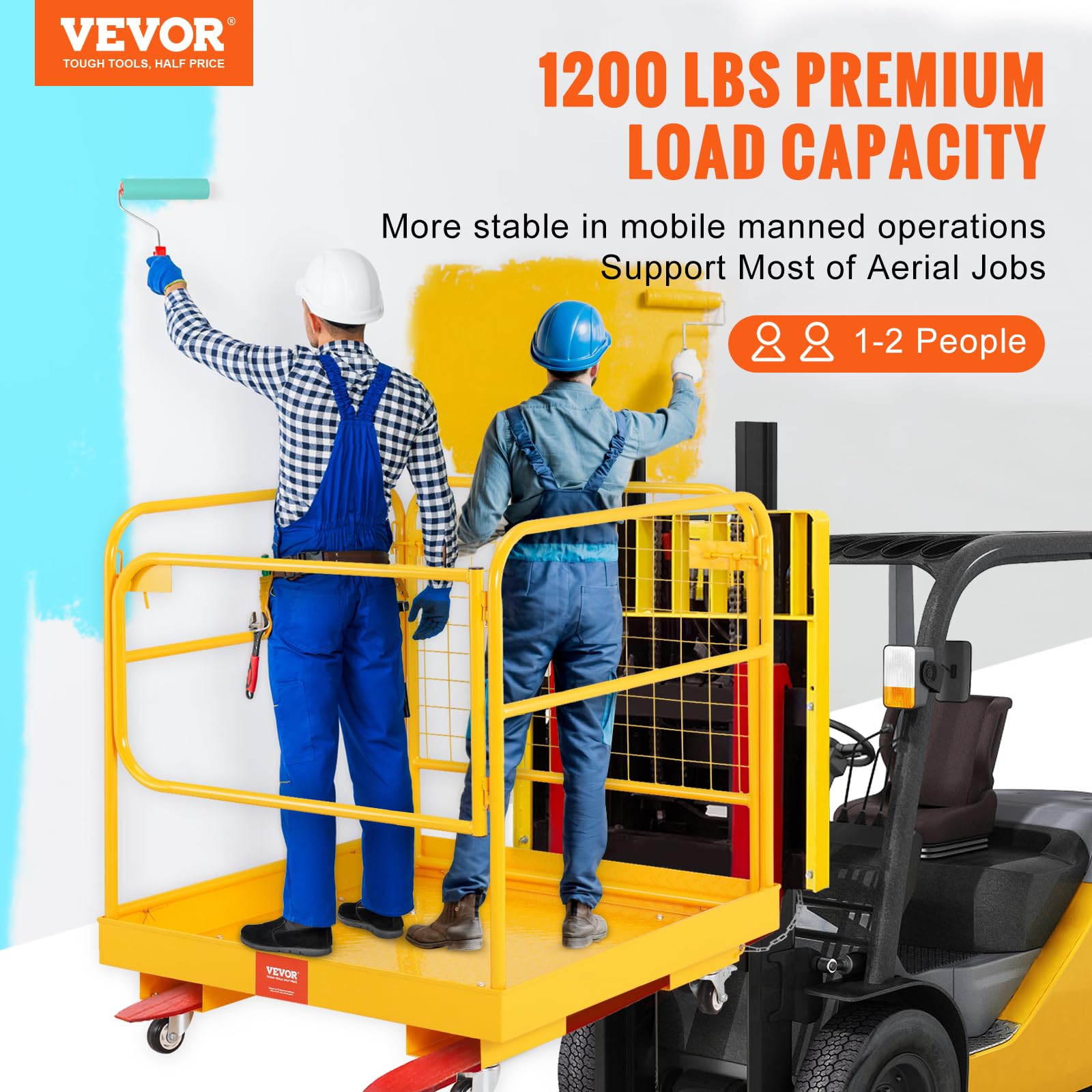 BestEquip 1200lbs Capacity Forklift Safety Cage - 36