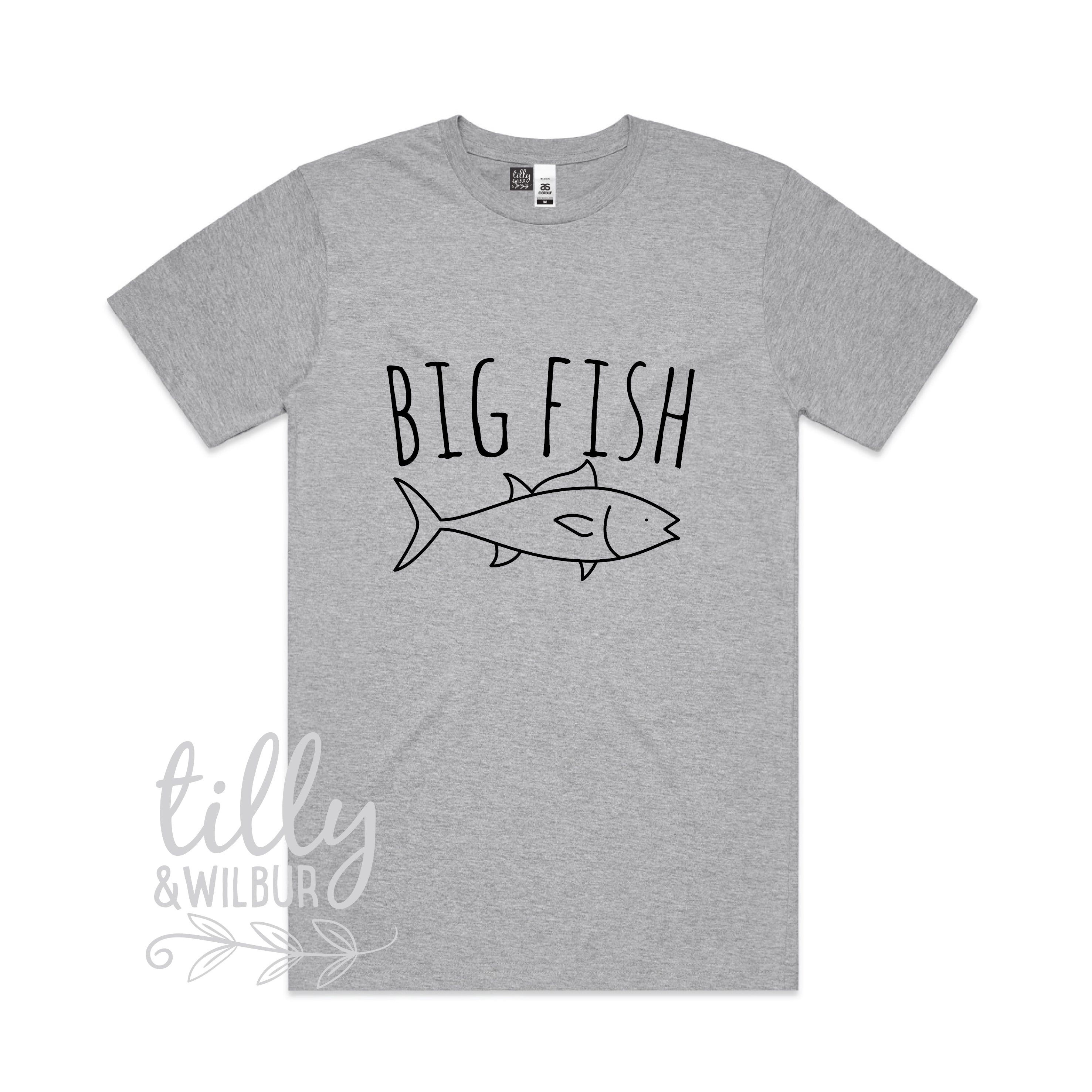 Big Fish Men's T-Shirt - Comfortable Cotton Casual Tee for Everyday Wear | Perfect for Outdoor Activities, Gym & Relaxing