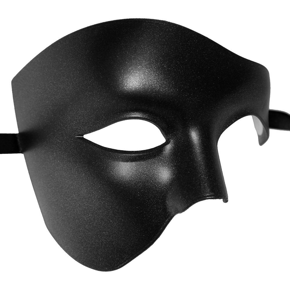 Phantom of The Opera Venetian Masquerade Mask - Elegant Halloween Party Mask for Masquerade Balls, Costume Parties & Venetian Carnival Events