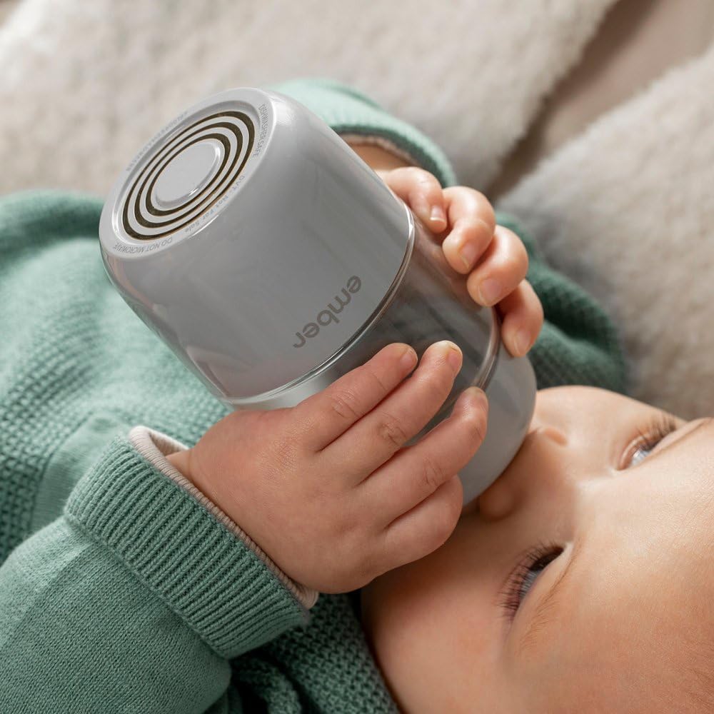 Ember Baby Bottle System Plus - Smart Temperature Control Baby Bottle for Newborns & Infants | Perfect for Feeding at Home, Travel & On-the-Go