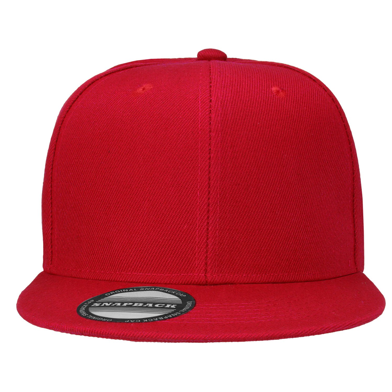 Falari 2-Pack Classic Snapback Hats - Adjustable Flat Bill Blank Solid Color Baseball Caps for Men & Women | Hip Hop Streetwear, Casual Outfits & Sports Events
