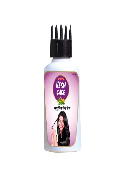 Ayurvedic Kesh Care Hair Oil with Comb - 100ml for Hair Growth & Scalp Health - Perfect for Daily Hair Care & Styling