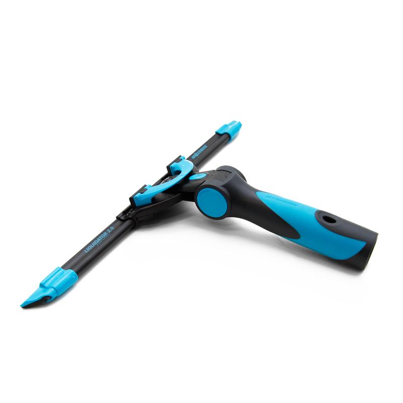 Moerman Excelerator 2.0 Professional Window Cleaning Squeegee Kit - Complete Set with Handle & Rubber Blades for Streak-Free Glass Cleaning - Perfect for Home, Office and Commercial Window Washing