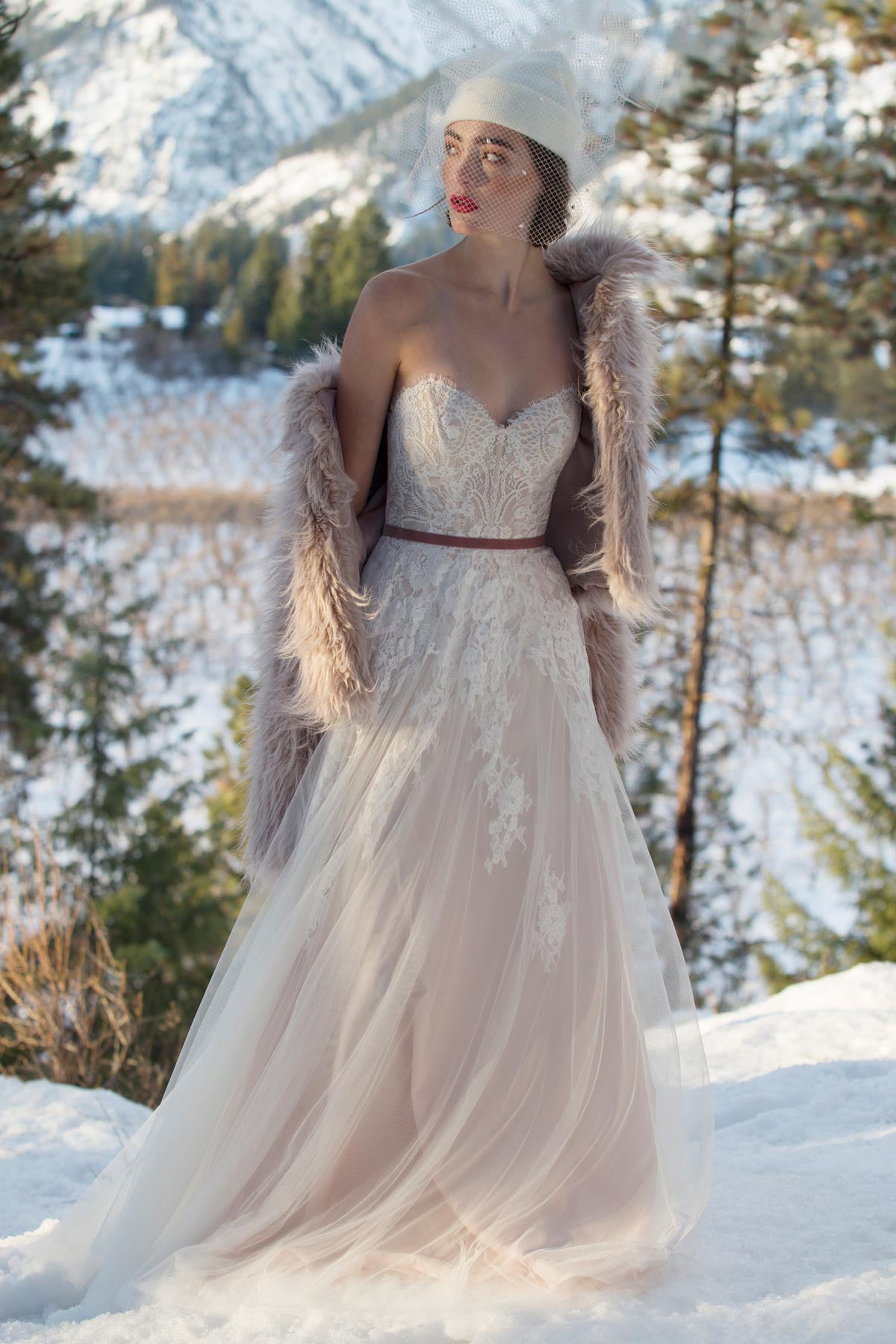 BHLDN Willowby Geranium Wedding Gown - Elegant Lace Bridal Dress for Boho Beach & Garden Ceremonies