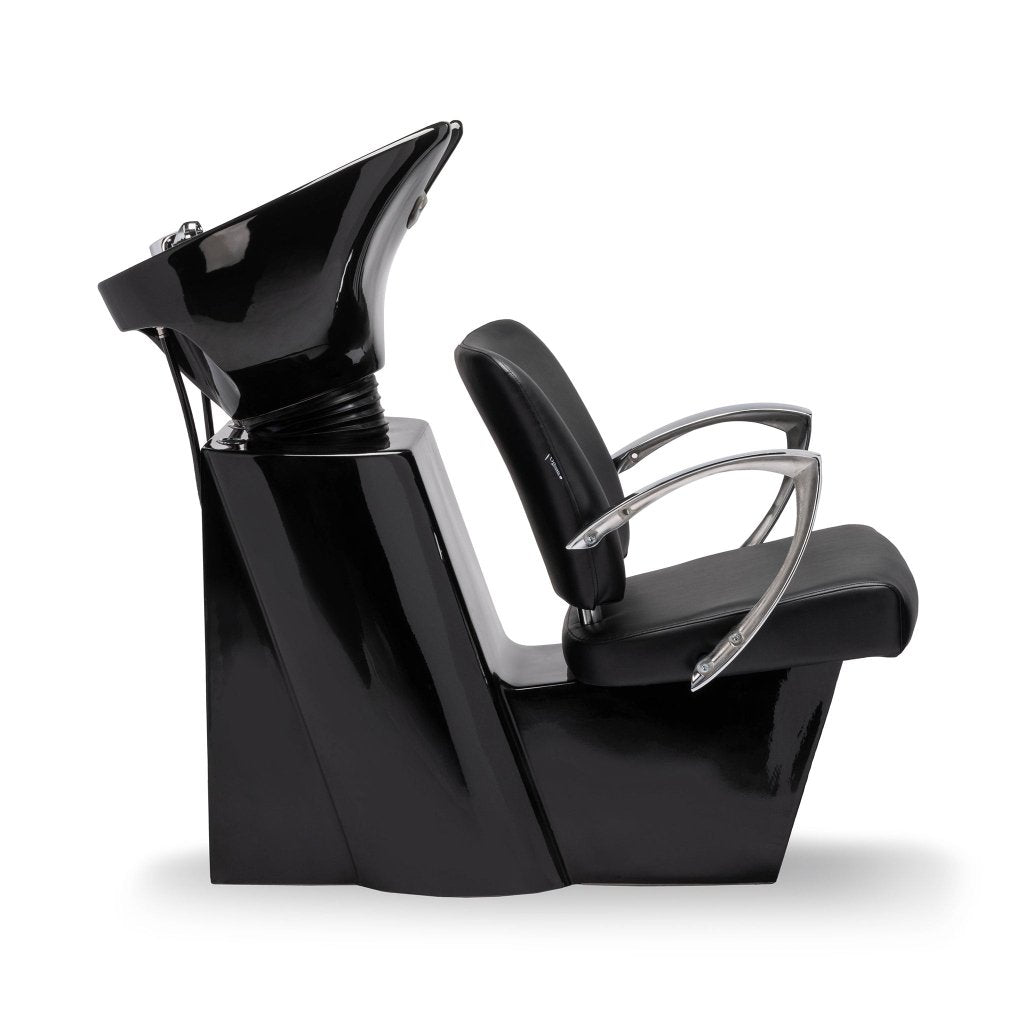 Lanvain ® Raven Shampoo Unit Chair 23028 - Professional Salon Hair Washing Sink with Adjustable Height for Barber Shops & Beauty Salons (Perfect for Hair Washing, Coloring & Styling Services)