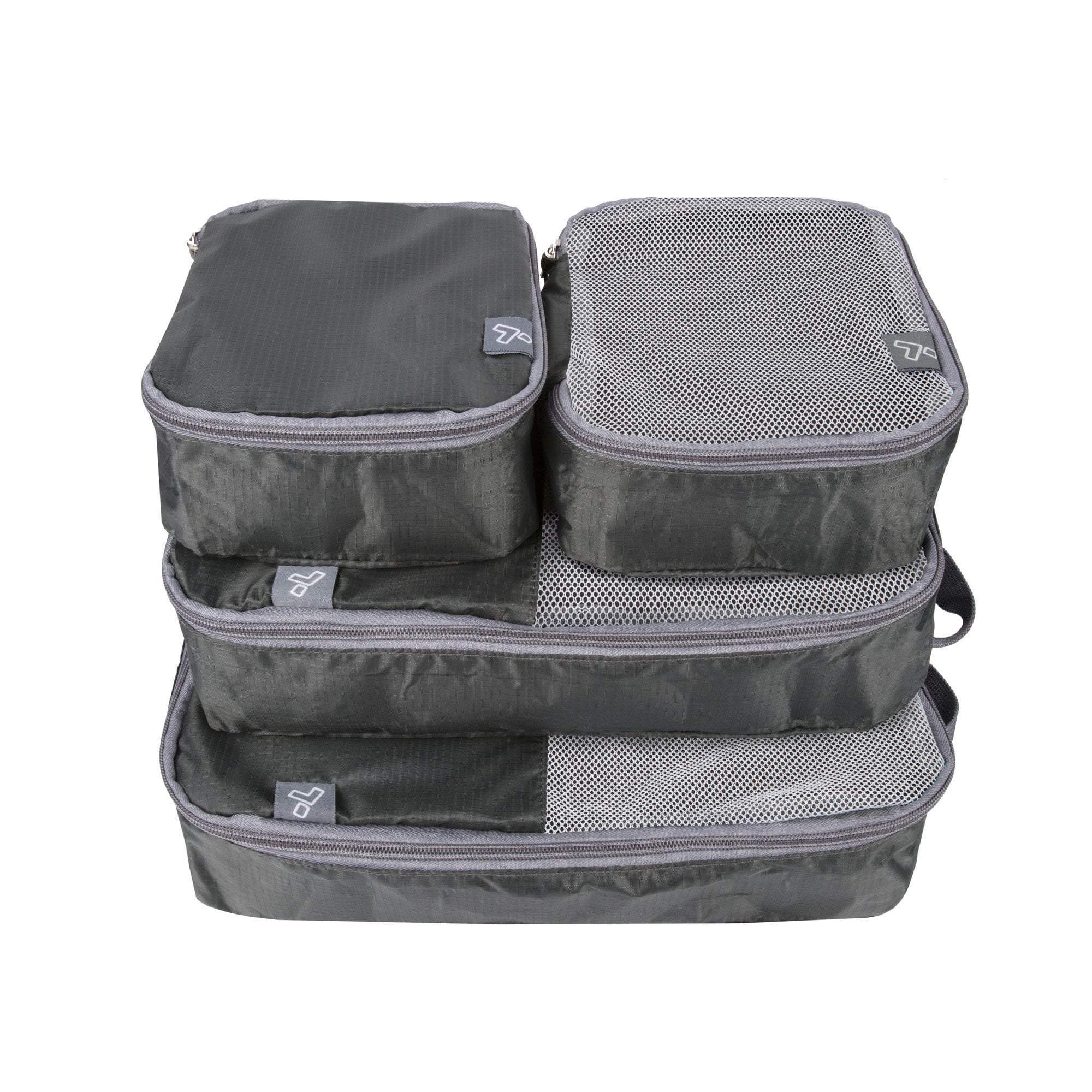 Travelon Set of 4 Soft Packing Organizers - Lightweight Luggage Organizers for Suitcases, Carry-On Bags & Travel Accessories - Perfect for Business Trips, Vacations & Weekend Getaways