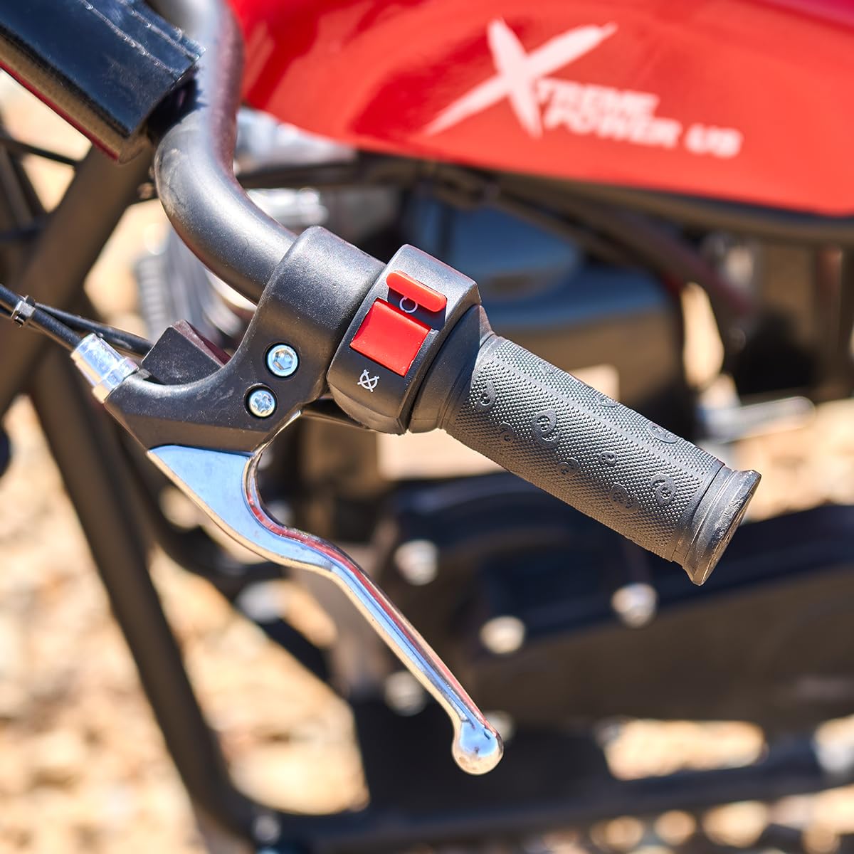 XtremepowerUS 40cc 4-Stroke Gas-Powered Mini Dirt Bike - Off Road Pit Motorcycle for Adults & Teens 16+, Red/Black - Perfect for Backyard Riding, Trail Adventures & Off-Road Fun
